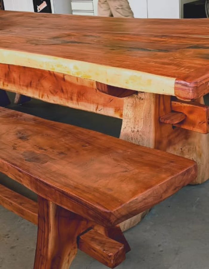 mesa prancha maciça rústica